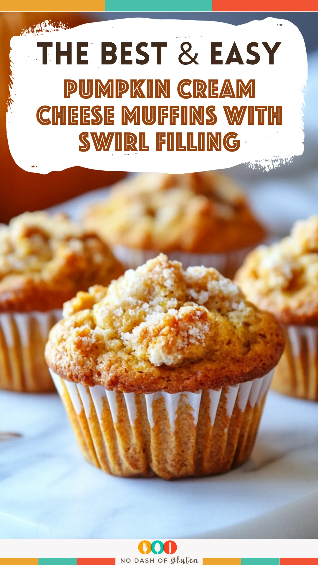 Pumpkin Cream Cheese Muffins with Swirl Filling