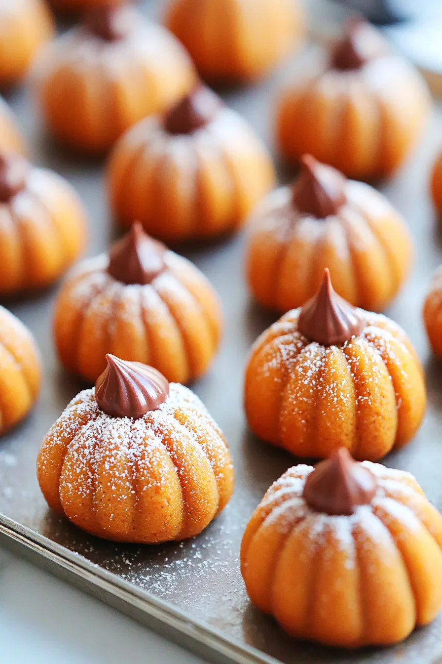 Pumpkin Pie Cheesecake Truffles Recipe arranged neatly on a serving plate.