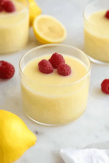 3-Ingredient British Lemon Posset