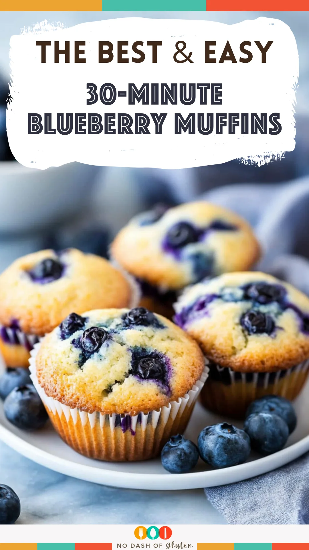 30-Minute Blueberry Muffins