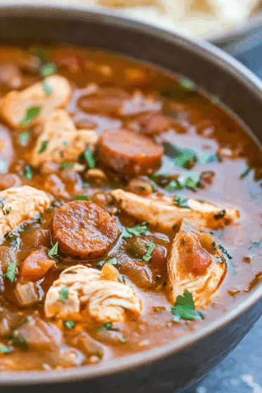 Chicken Gumbo with Andouille Sausage Recipe