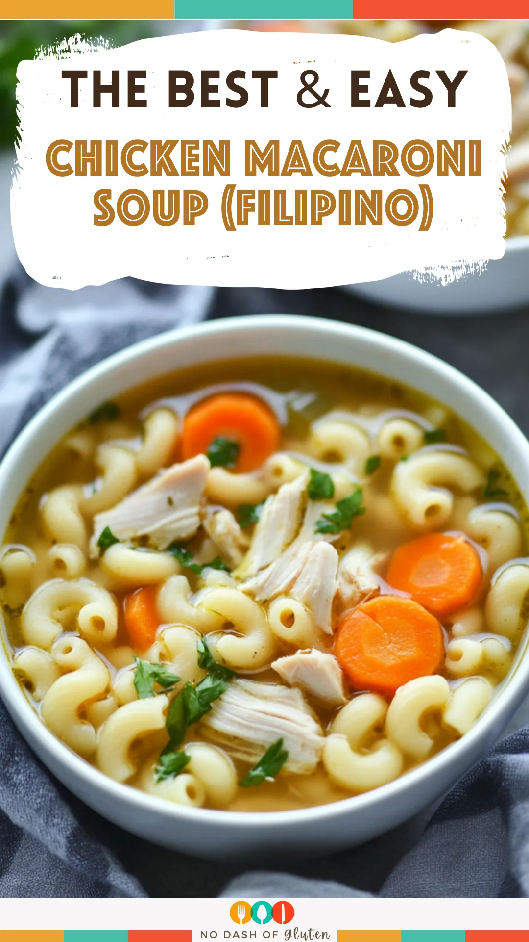 Chicken Macaroni Soup (Filipino)