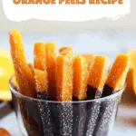 Chocolate Covered Orange Peels recipe