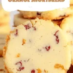 Christmas Cranberry Orange Shortbread