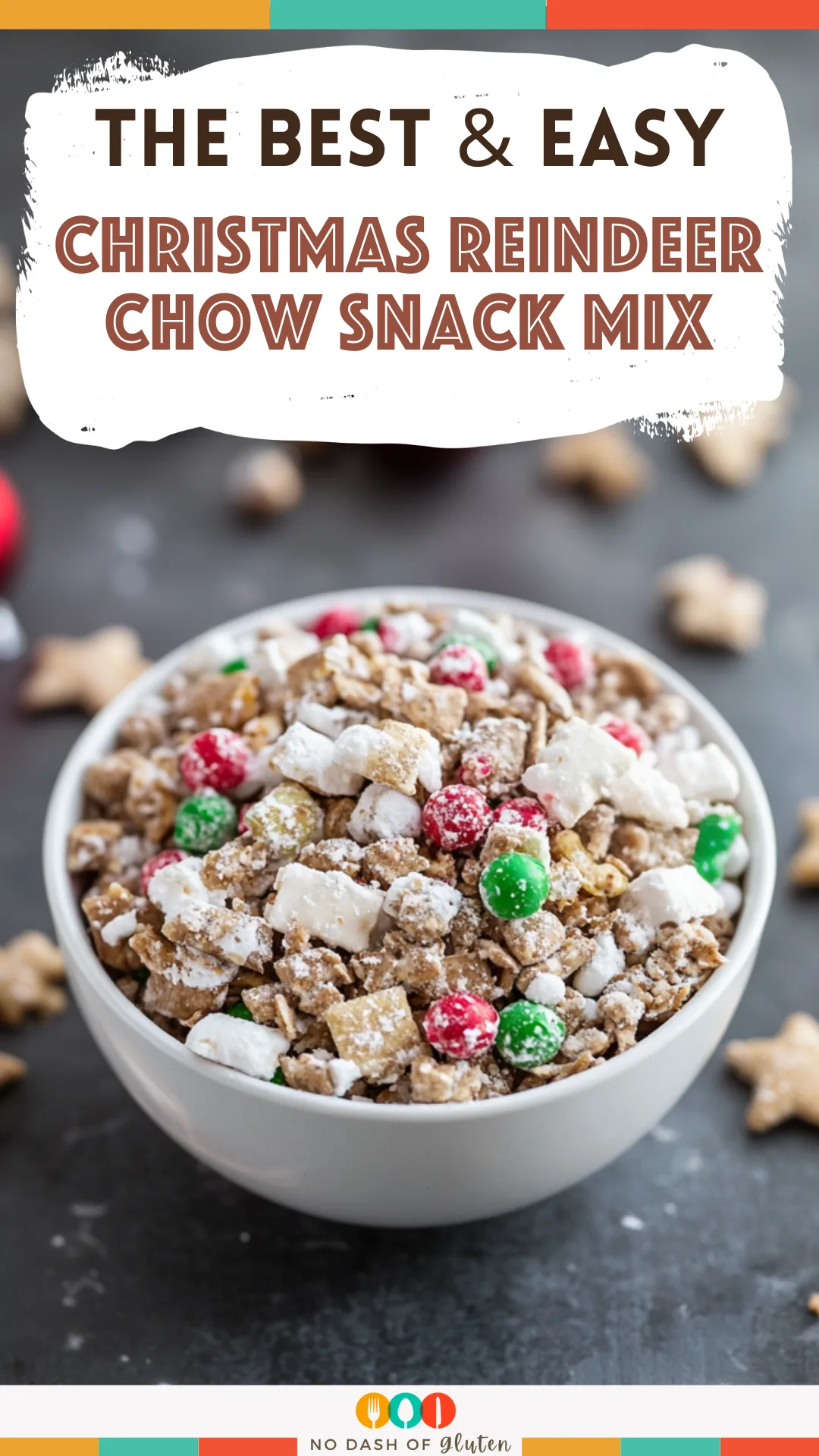 Christmas Reindeer Chow Snack Mix