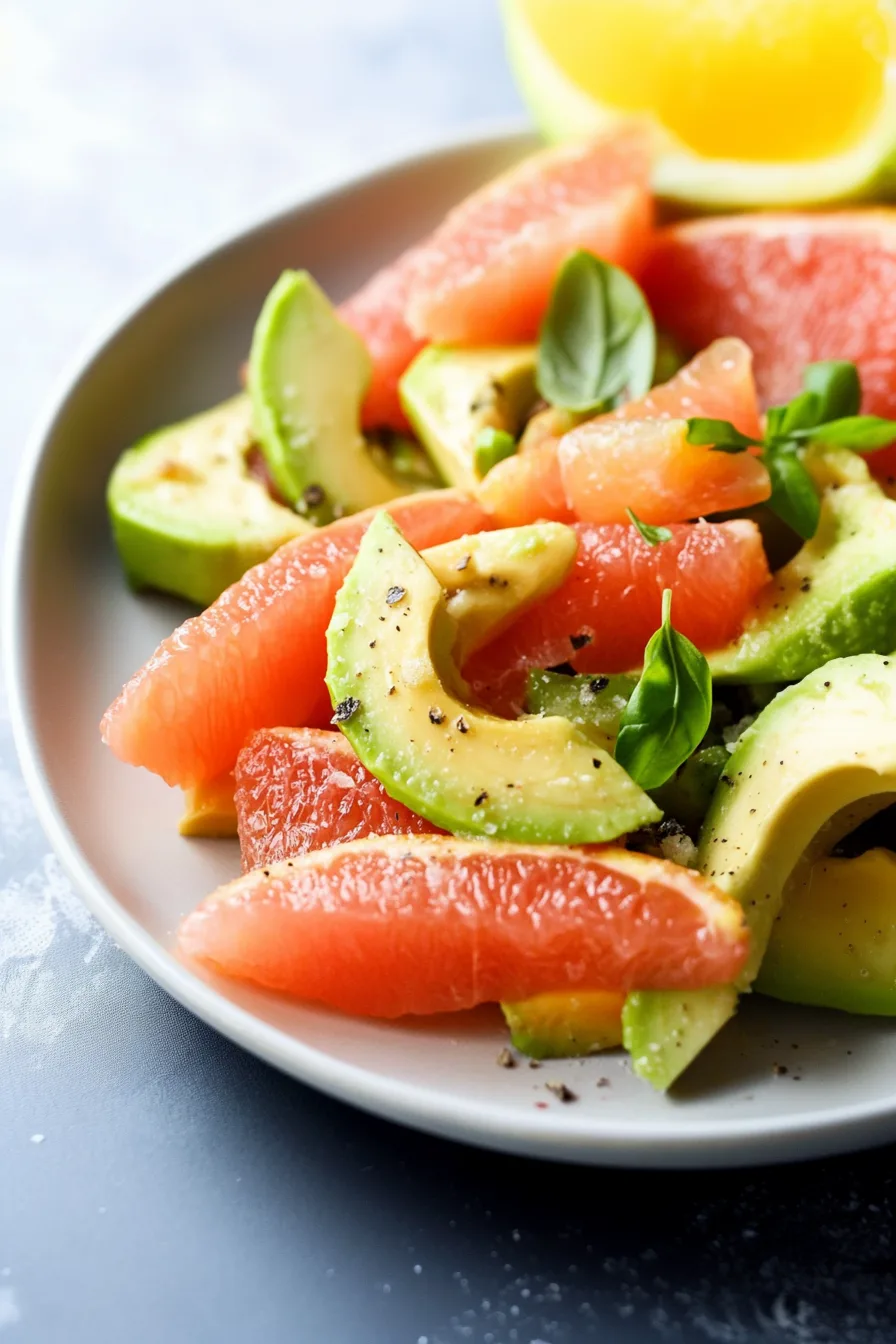 Bright mix of oranges, avocado, and greens creating a fresh and summery look.