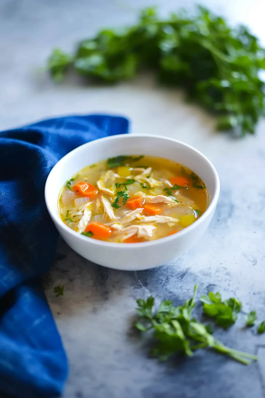 Cozy kitchen vibe featuring a bowl of warm soup ready to serve on a chilly day.