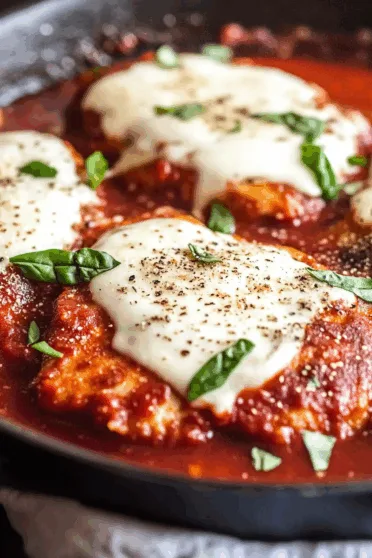 Crispy Skillet Chicken Parmesan
