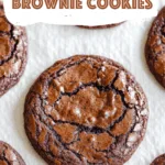 Easy 3-Ingredient Brownie Cookies