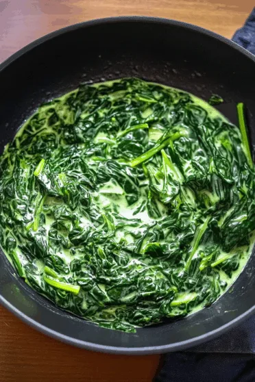 Easy Creamed Spinach