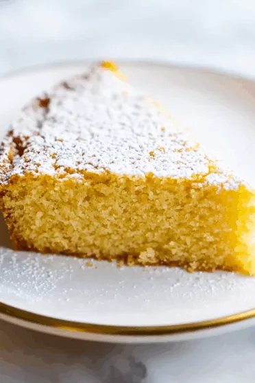 Glazed Orange Cornmeal Cake