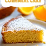 Glazed Orange Cornmeal Cake