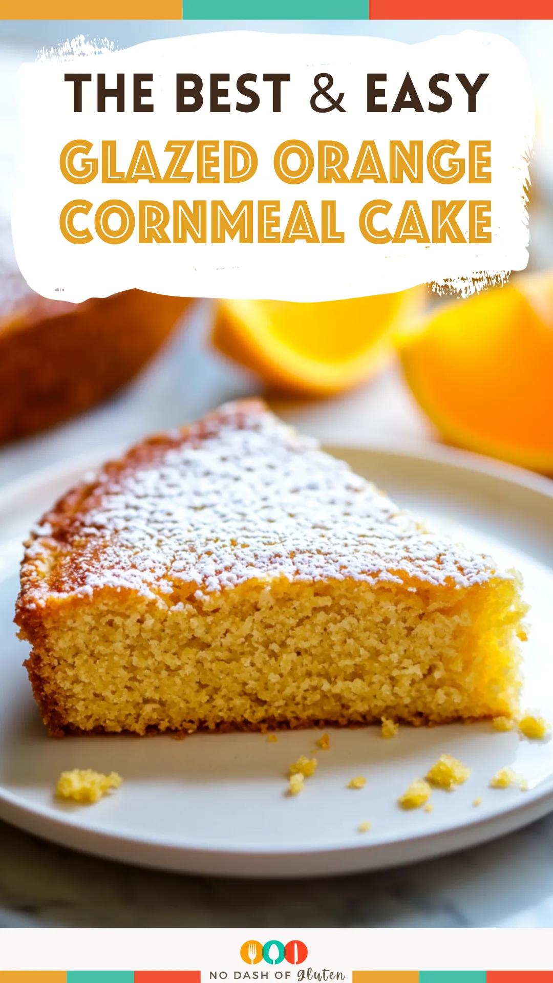 Glazed Orange Cornmeal Cake