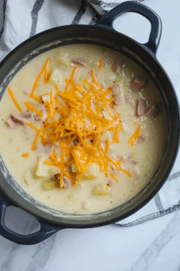 Ham Potato Leek Soup