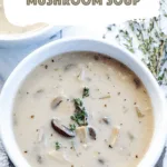Homemade Cream of Mushroom Soup