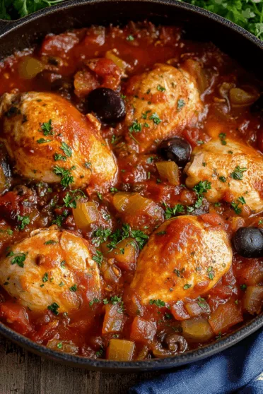 Italian Chicken Cacciatore