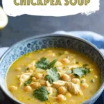 Lemony Chicken Chickpea Soup
