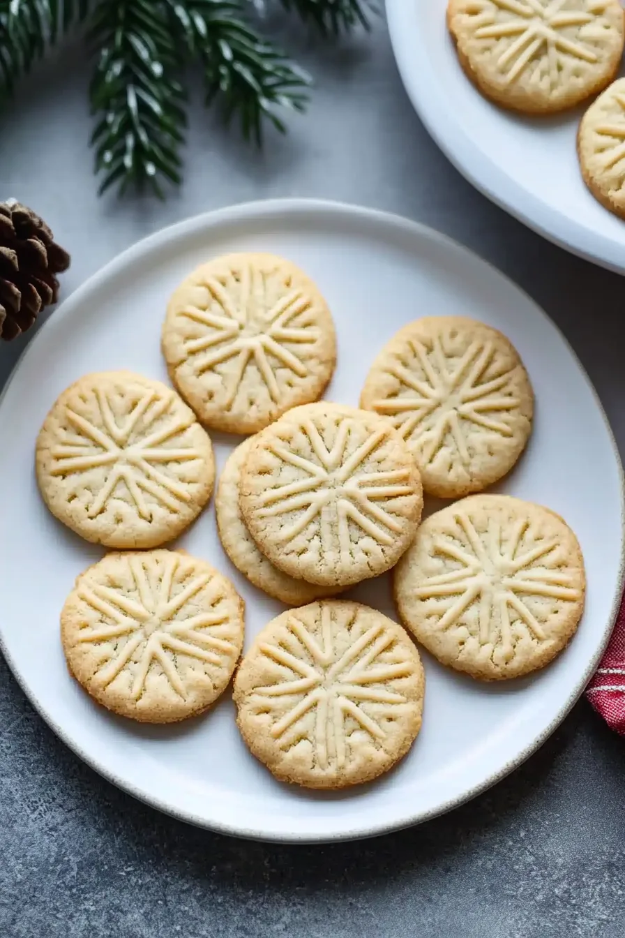 Freshly baked cookies with a light golden color and soft crumb.