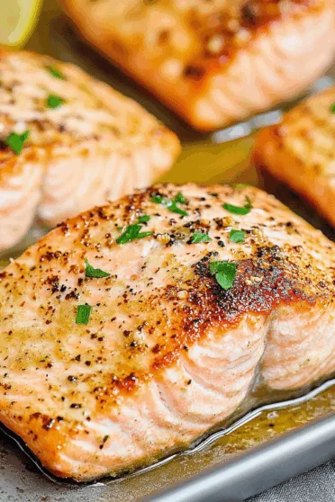 Oven-Baked Honey Mustard Salmon