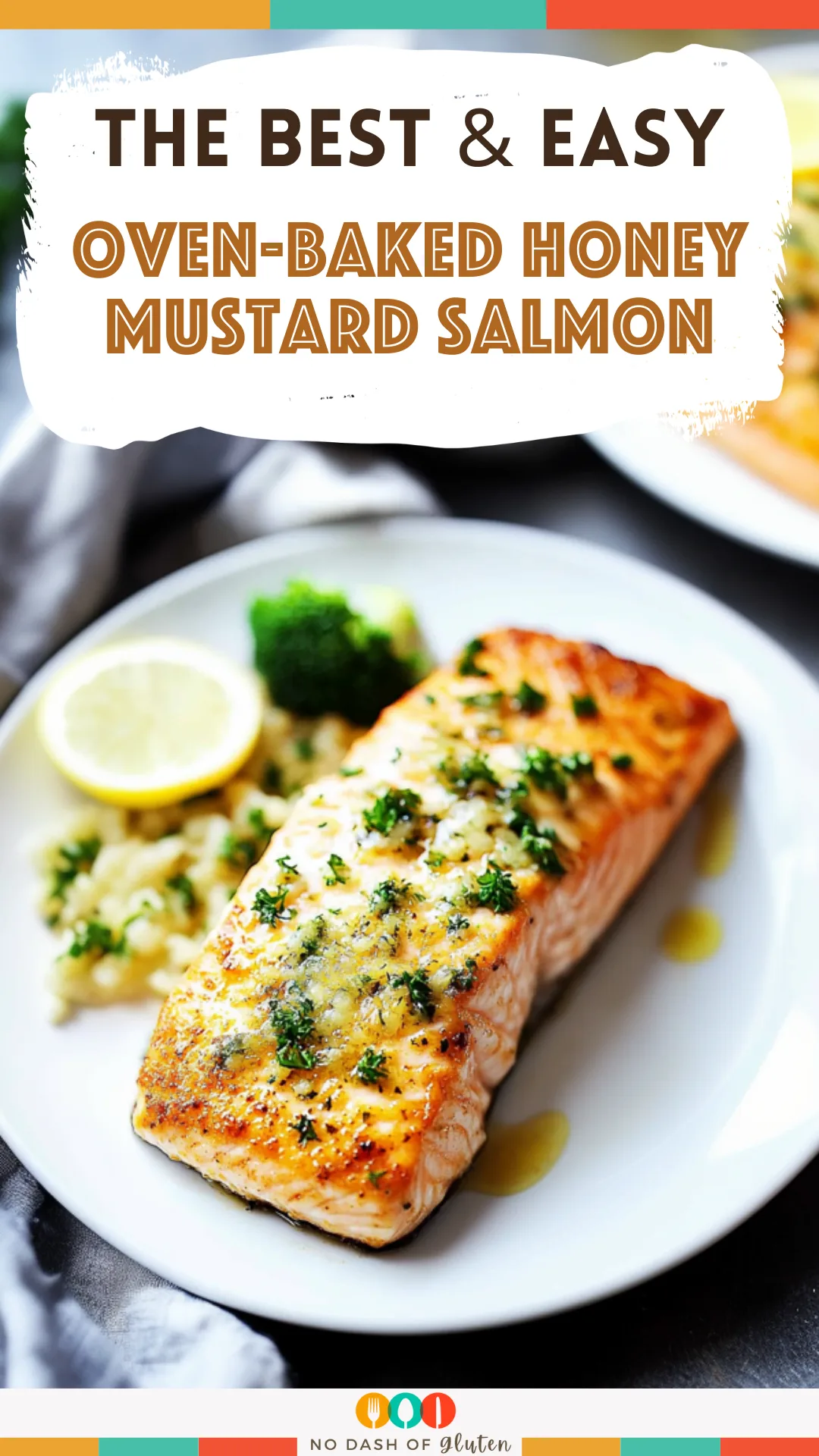Oven-Baked Honey Mustard Salmon