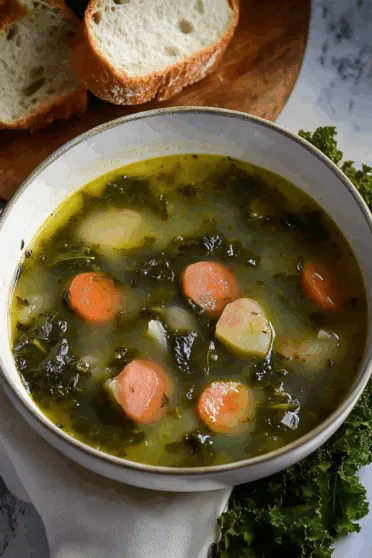 Portuguese Kale Soup (Caldo Verde)