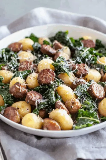 Sausage & Kale Sheet-Pan Gnocchi