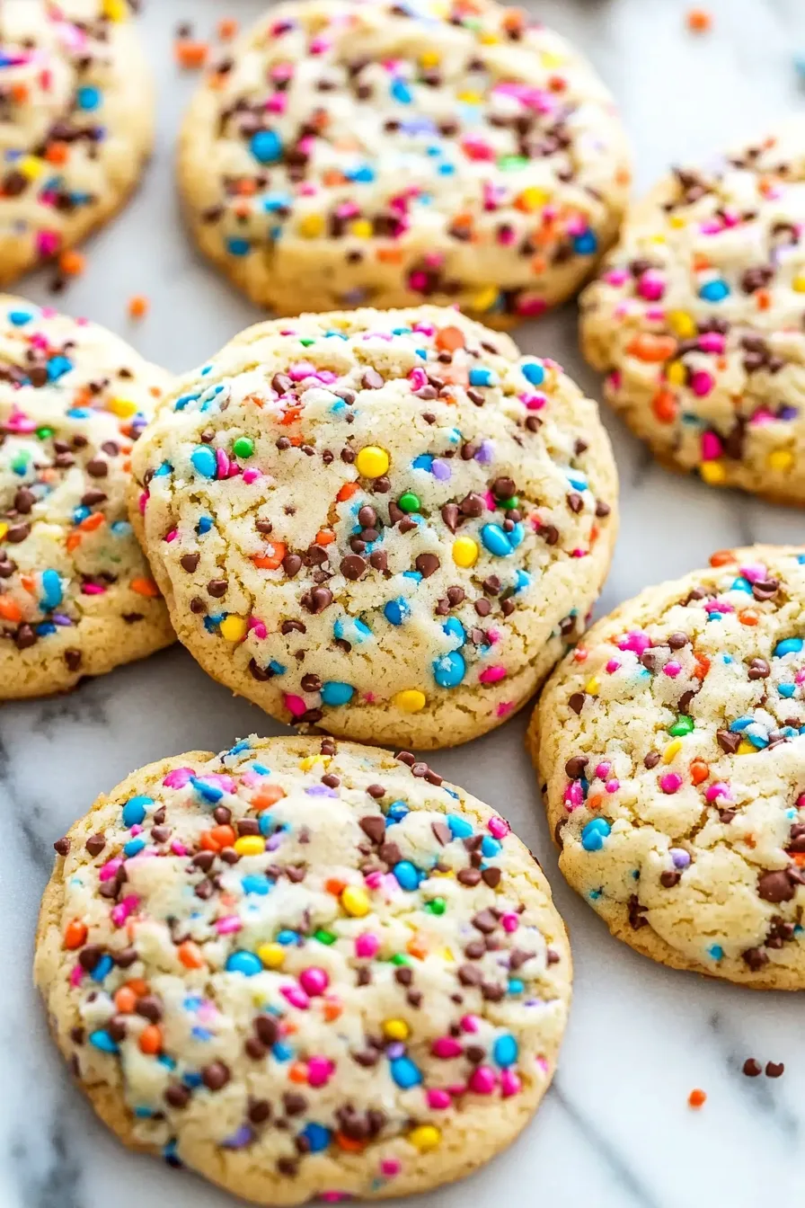 Freshly baked cookies arranged neatly and ready to enjoy.