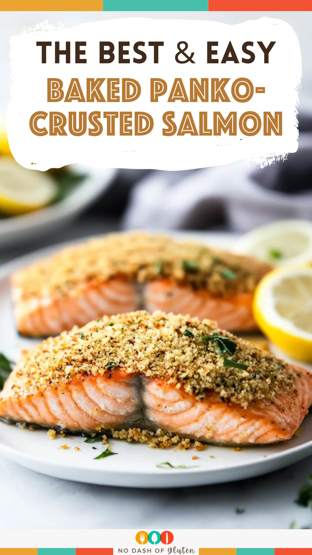 Baked Panko-Crusted Salmon