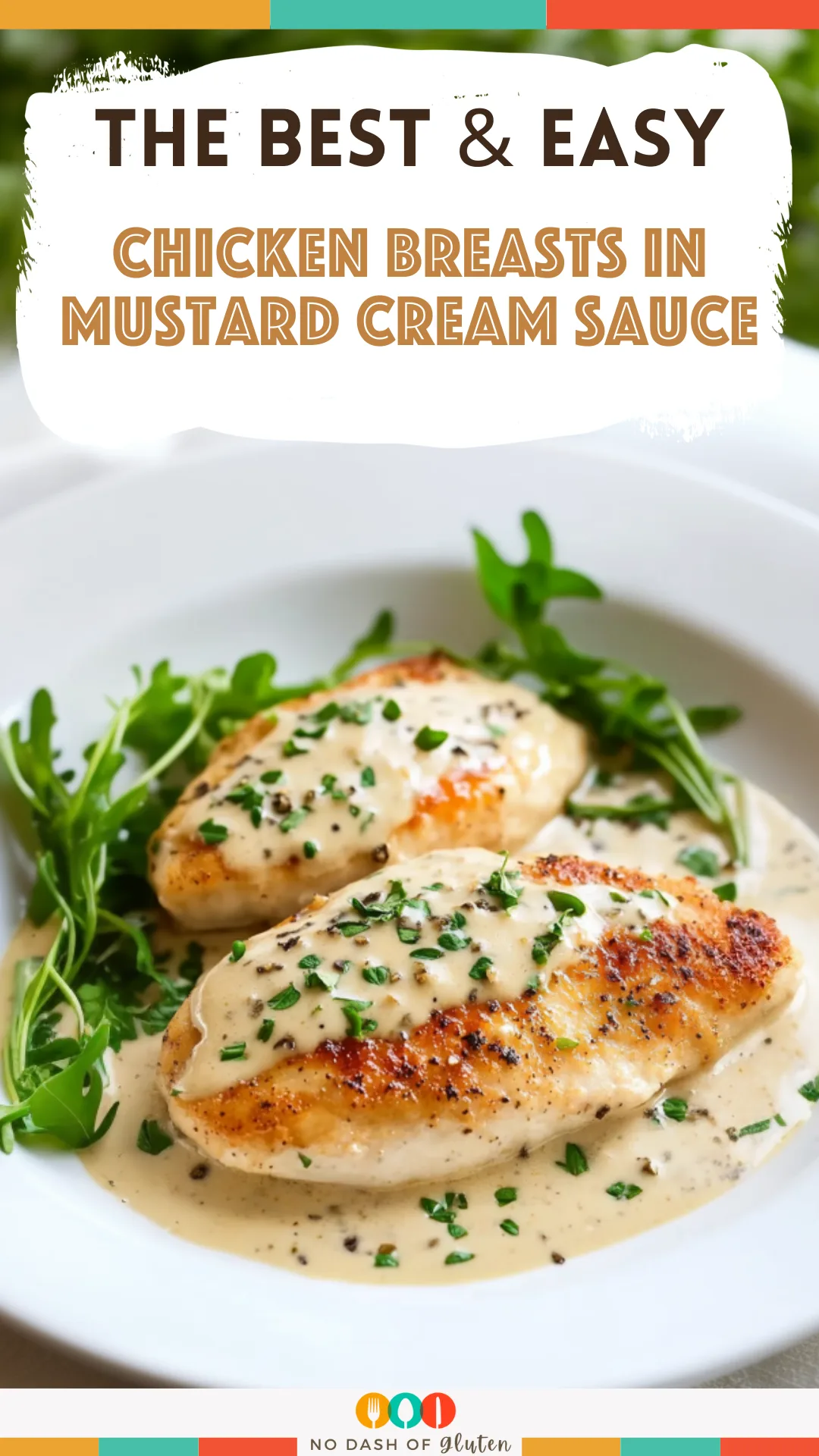 Chicken Breasts in Mustard Cream Sauce