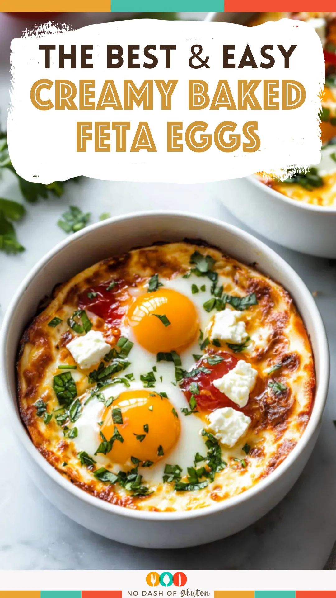 Creamy Baked Feta Eggs