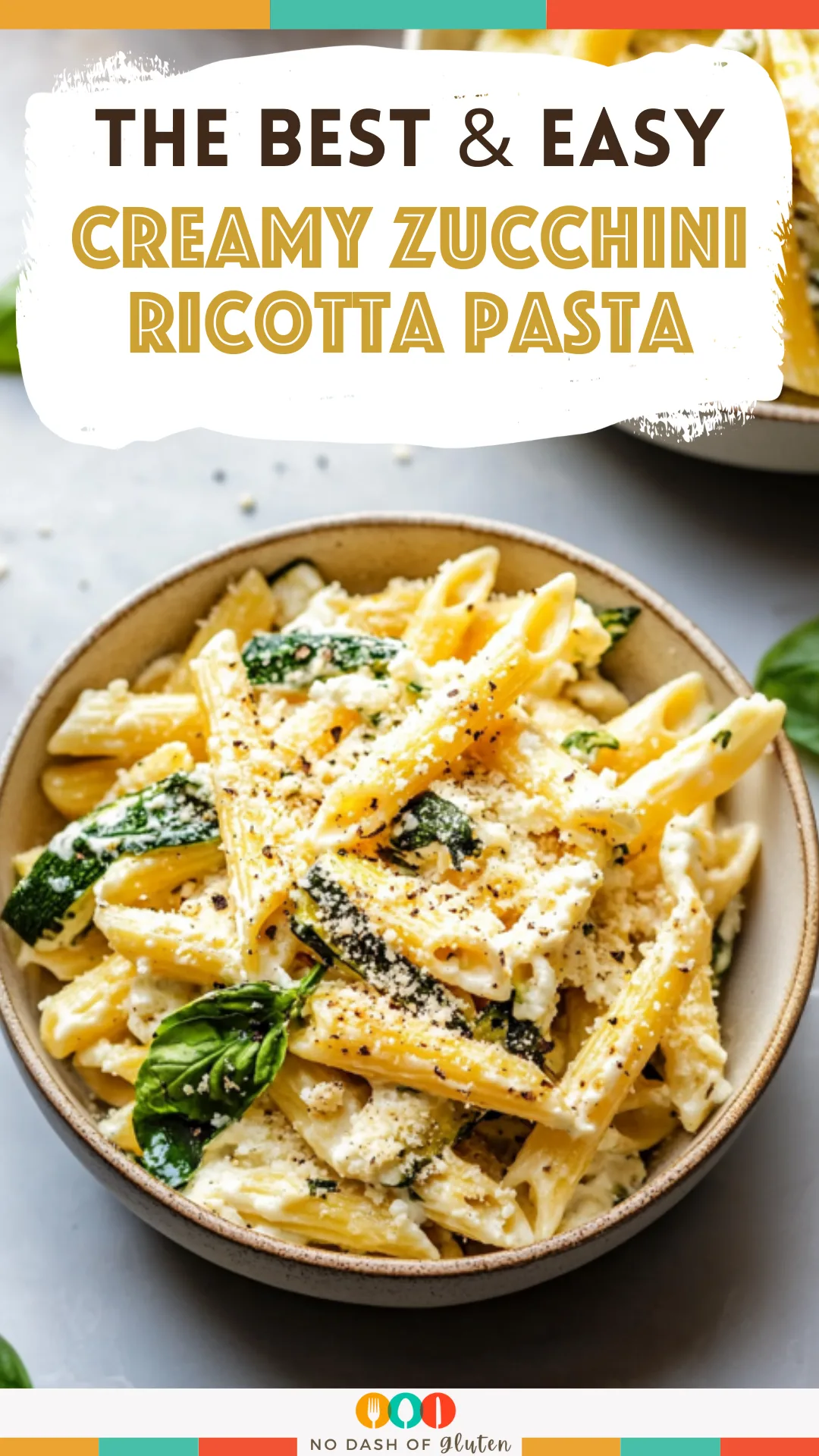Creamy Zucchini Ricotta Pasta
