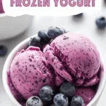 Easy 3 Ingredient Frozen Yogurt