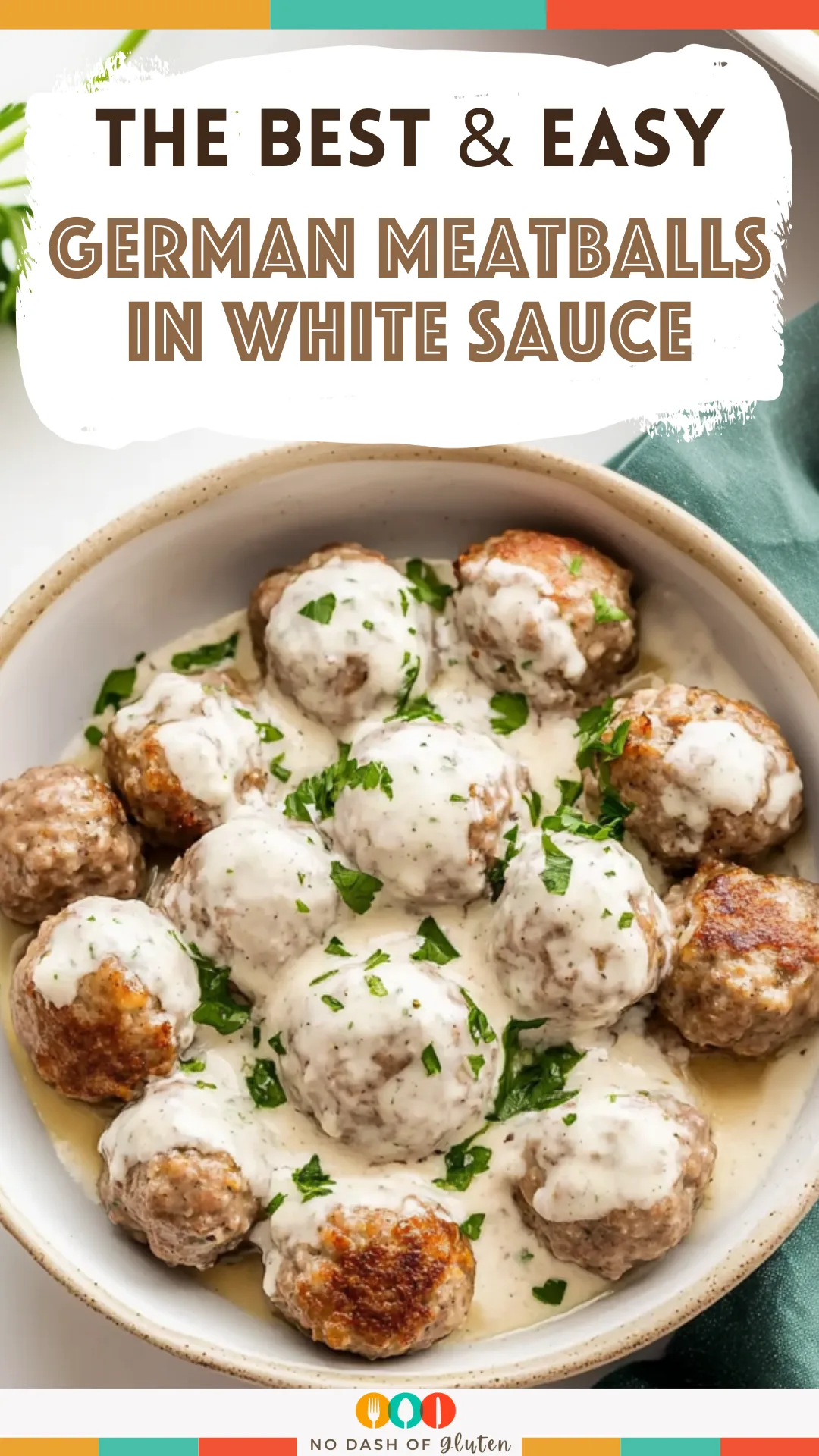 German Meatballs in White Sauce