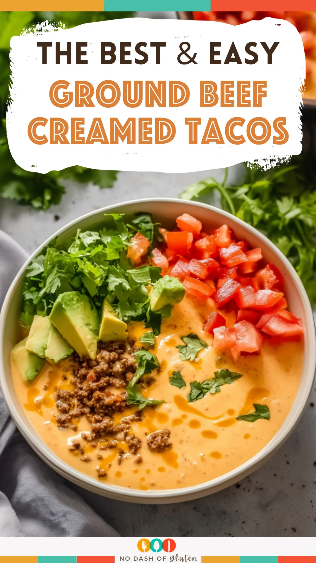 Ground Beef Creamed Tacos