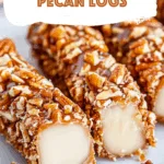 Holiday Caramel Pecan Logs
