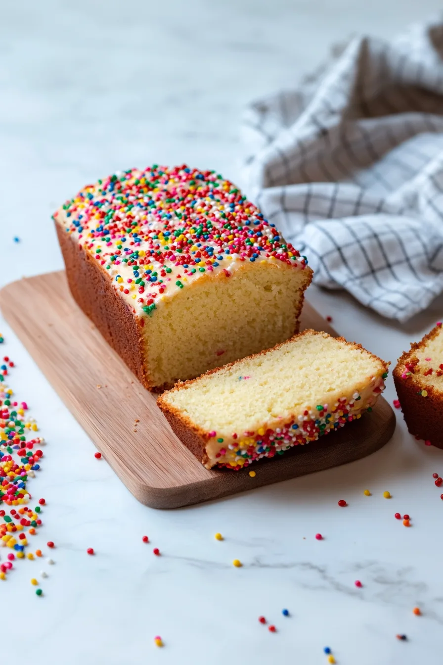 A golden loaf sliced open to show its soft, tender crumb.