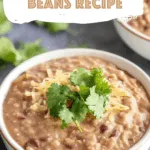 Mexican Refried Beans Recipe