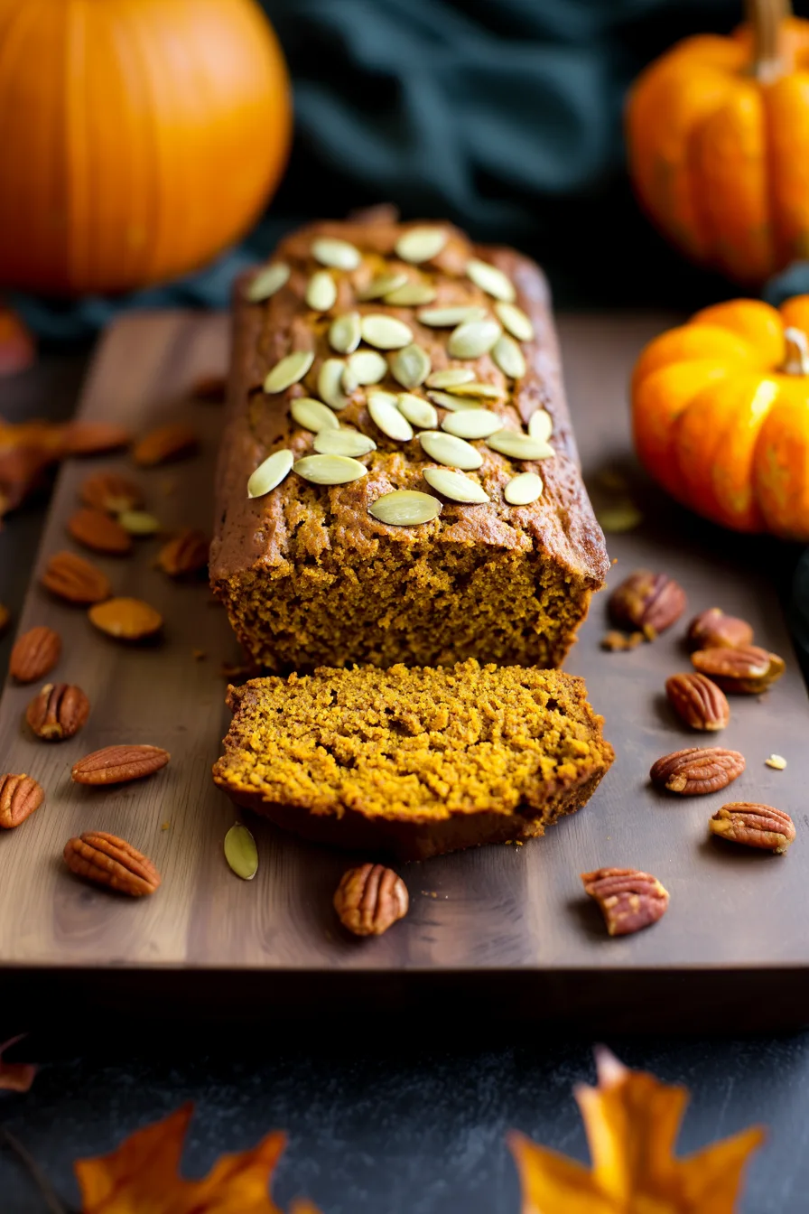 Overhead view of a rustic loaf surrounded by fall leaves and a cup of coffee These descriptions focus on visual storytelling and sensory appeal while keeping the alt text concise and accessible. Let me know if you'd like a version optimized for screen readers or Discover metadata.