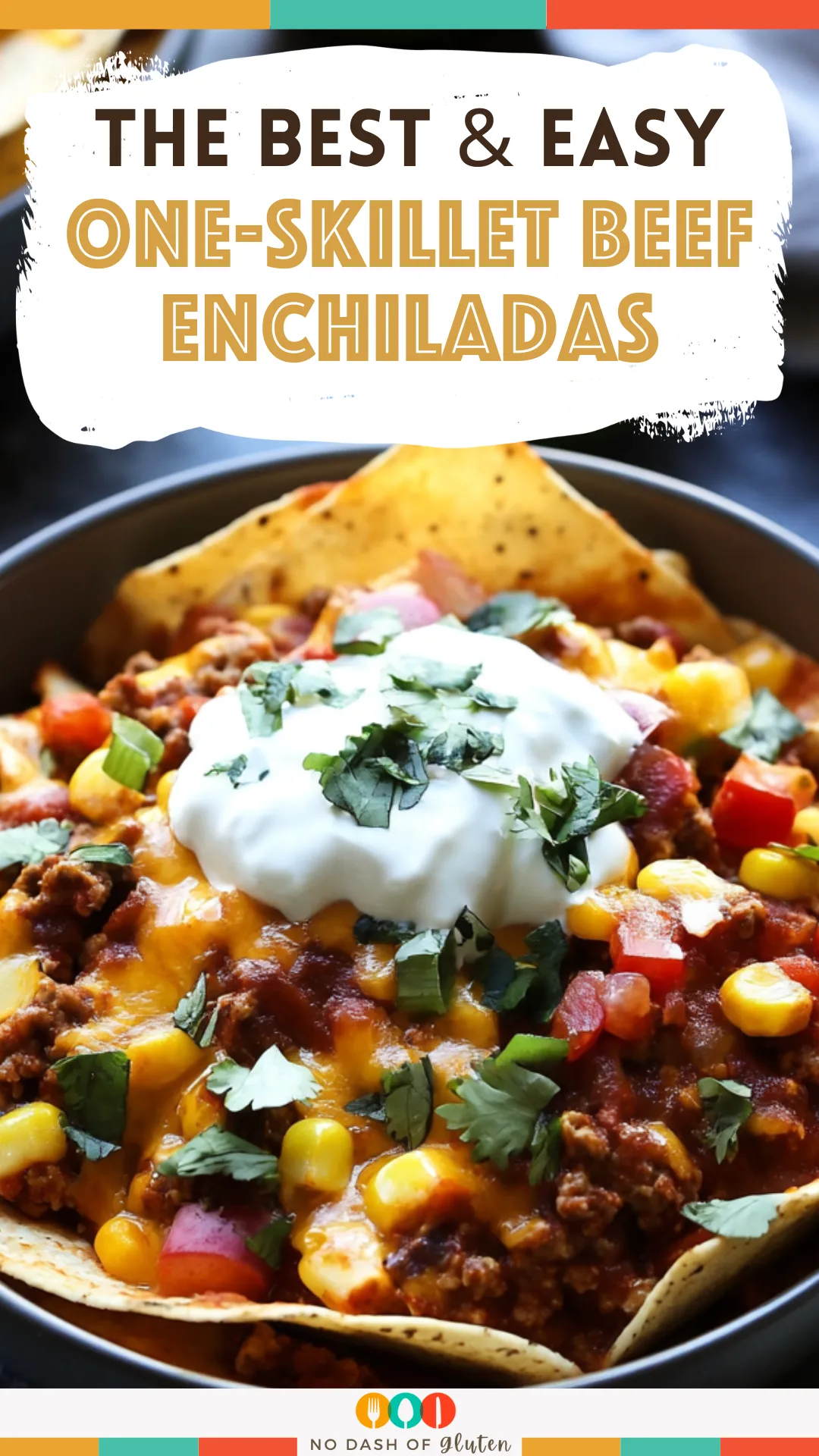 One-Skillet Beef Enchiladas