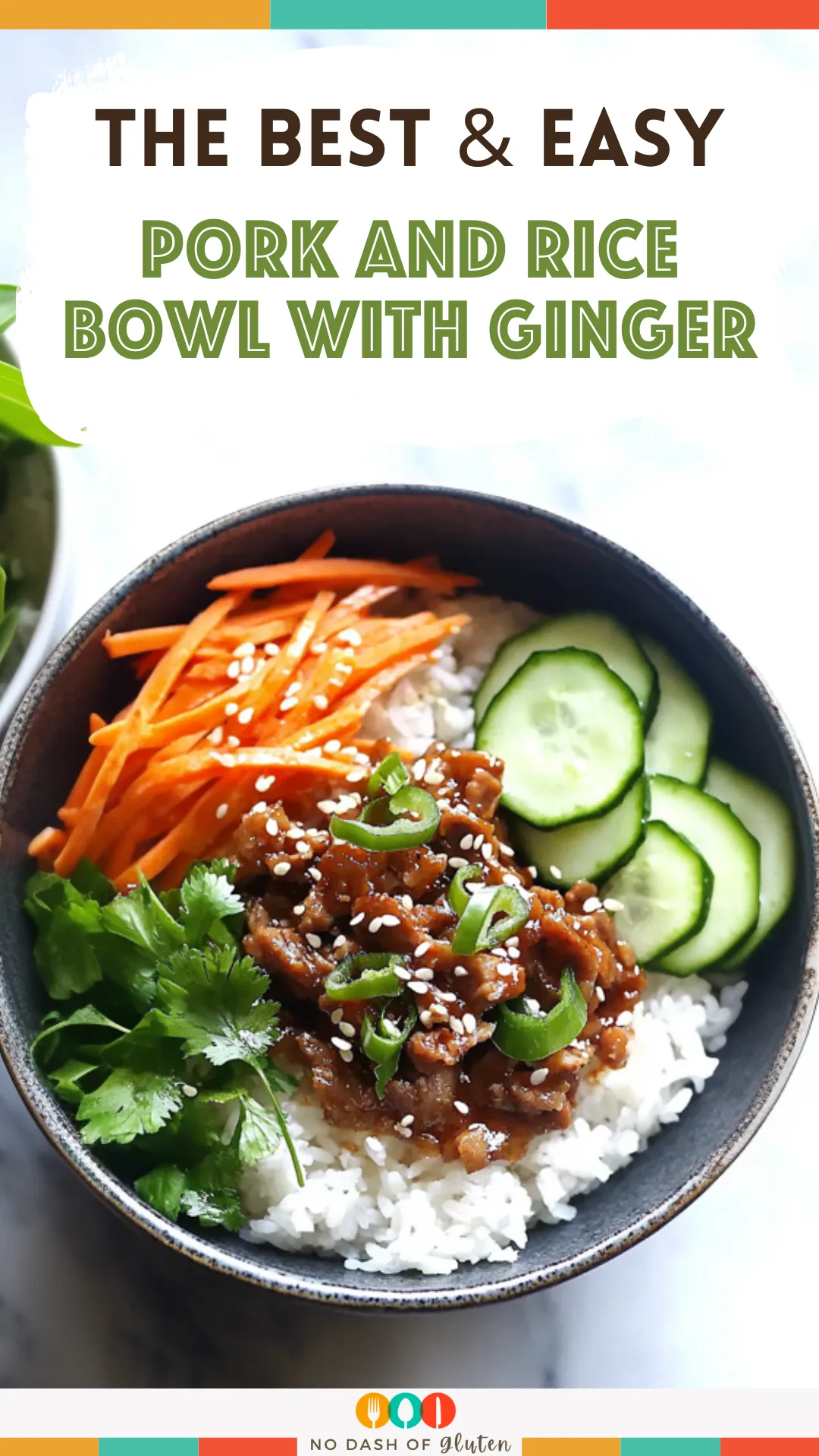Pork and Rice Bowl with Ginger