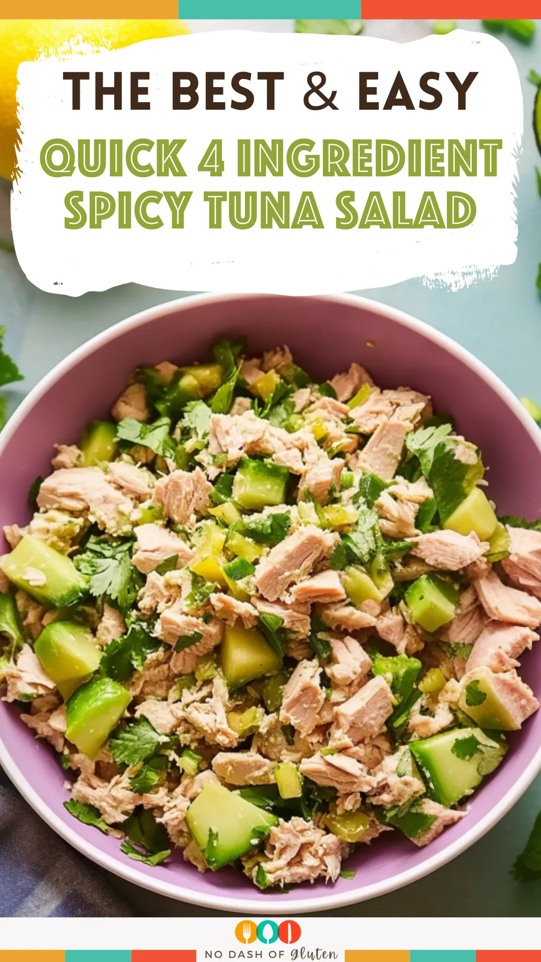 Quick 4 Ingredient Spicy Tuna Salad