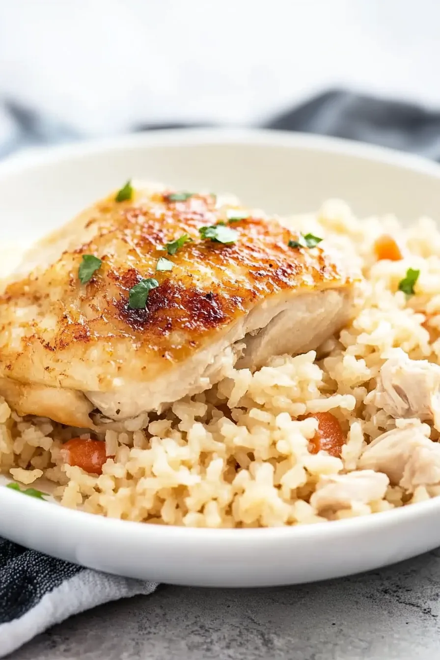 Close-up of a warm, comforting meal with a smooth, blended appearance.