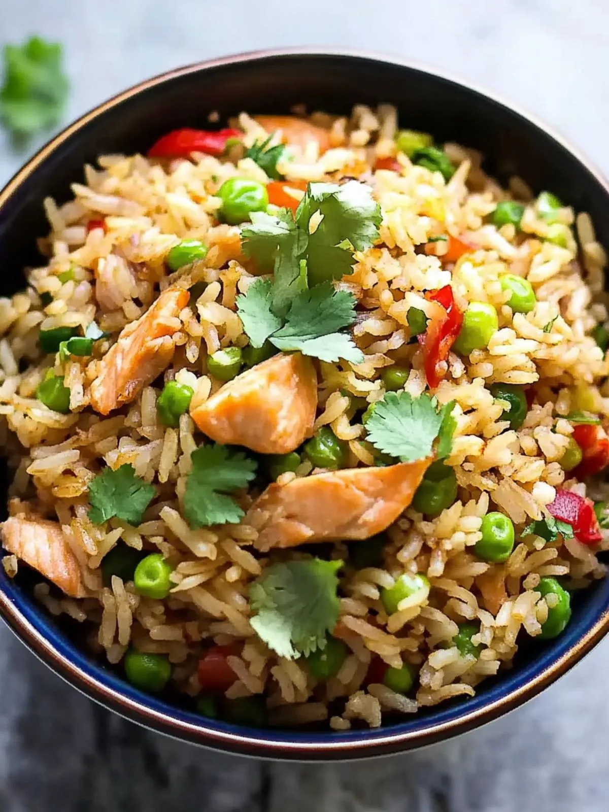 Easy Salmon Fried Rice