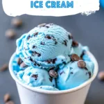 Cookie Monster Blue Cookie Crunch Ice Cream
