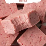 Creamy Raspberry Coconut Fudge Bites