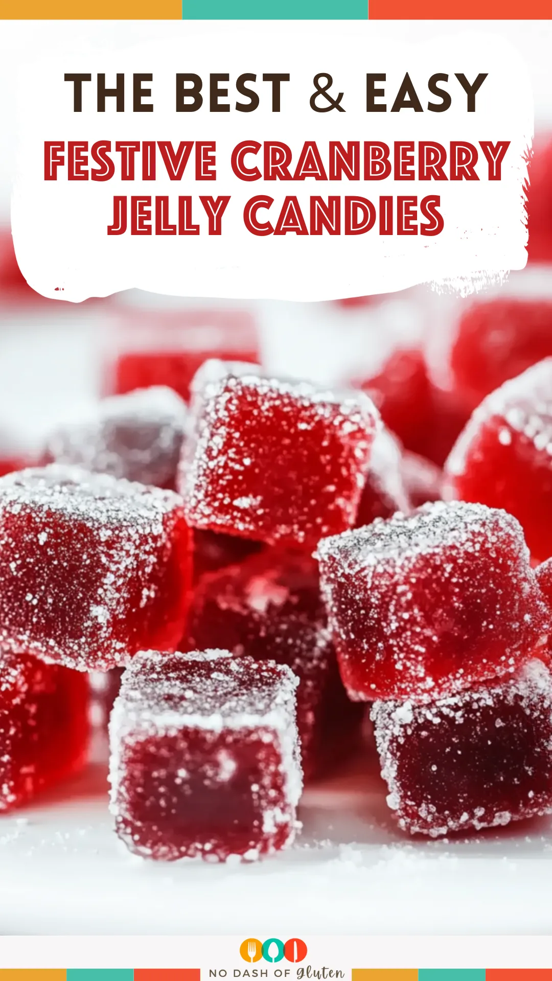 Festive Cranberry Jelly Candies