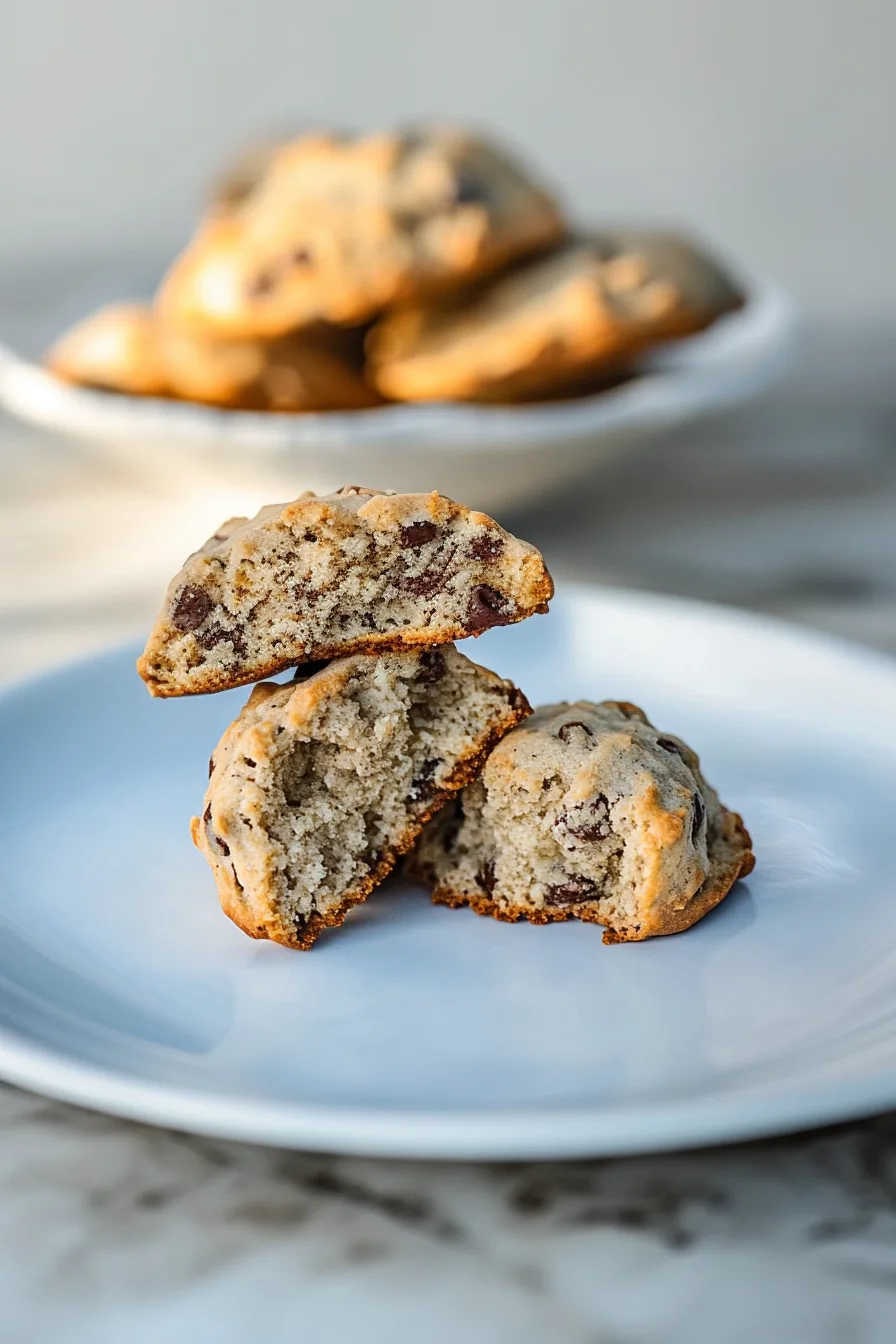 Homemade bite-sized cookies with a bumpy surface and mix-ins throughout.
