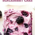 Lavender Blackberry Cake