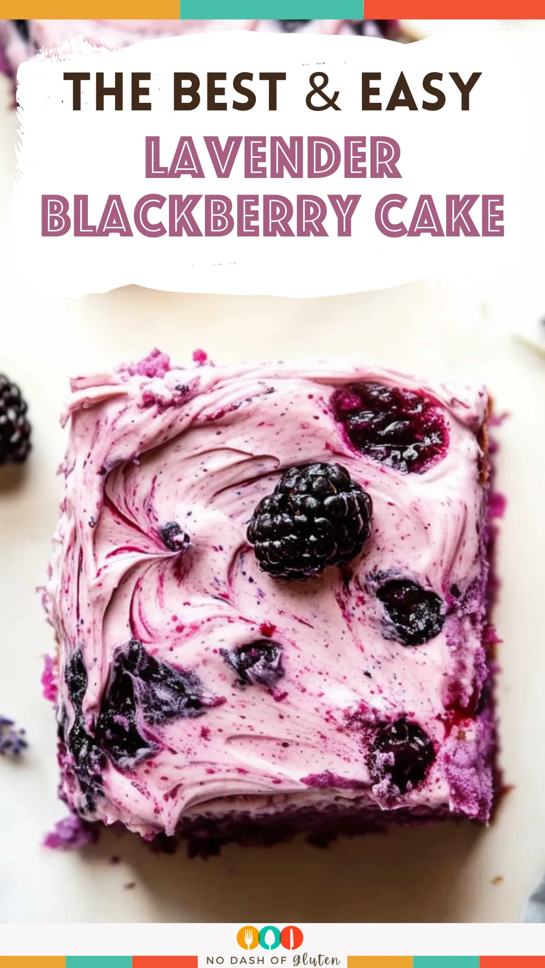 Lavender Blackberry Cake