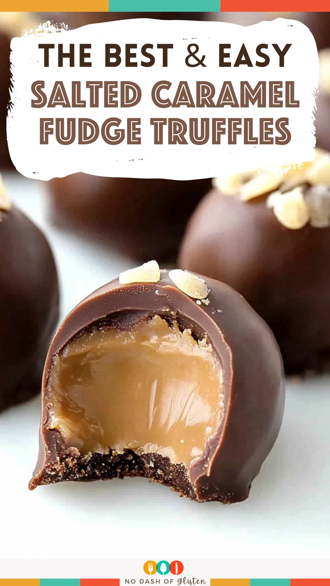 Salted Caramel Fudge Truffles